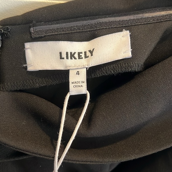 Likely Black Tula Dress - size 4, NWT (off the shoulder) - Picture 7 of 8